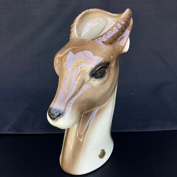 Royal Copley Antelope Gazelle Planter - Picture 2 of 12